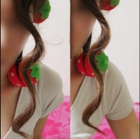 Клубничные бигуди [ETUDE HOUSE] Strawberry Sponge Hair Curlers