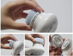 Щеточка для очищения кожи лица [TOSOWOONG] 4D Vibration Pore Brush