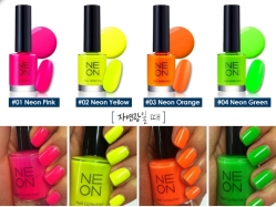 Неоновый лак для ногтей [It's SKIN] Neon Nail Collection