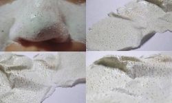 Маска-пленка для носа с глиной и вулканическим пеплом [THE FACE SHOP] Jeju Volcanic Lava Peel Off Clay Nose Mask