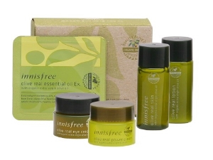 Пробный набор с маслом оливы [INNISFREE] Olive Real Skin Care Samples Kit