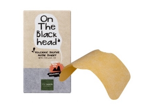 Очищающие полоски для носа [THE SAEM] On The Blackhead Volcanic Sulfur Nose Sheet Set (8 штук)
