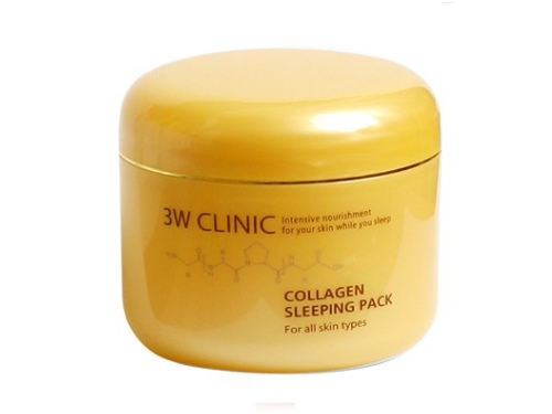 Увлажняющая ночная маска с коллагеном  [3W CLINIC] Collagen Sleeping Pack