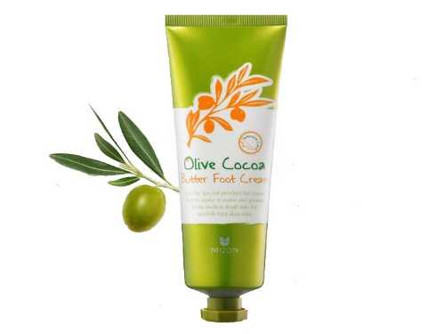 Крем для ног с малом оливы [Mizon] Olive Cocoa Butter Foot Cream