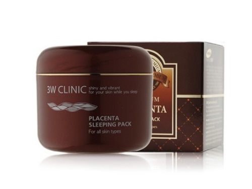 Ночная маска с экстрактом плаценты [3W CLINIC] Placenta Sleeping Pack