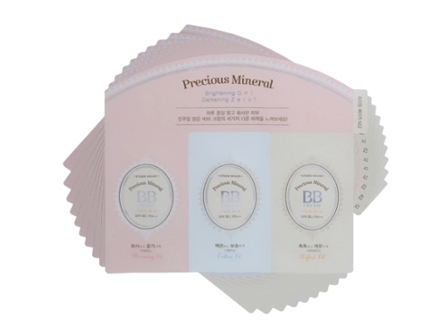 BB кремы [ETUDE HOUSE] Precious Mineral BB Cream - 3 вида по 10 шт.