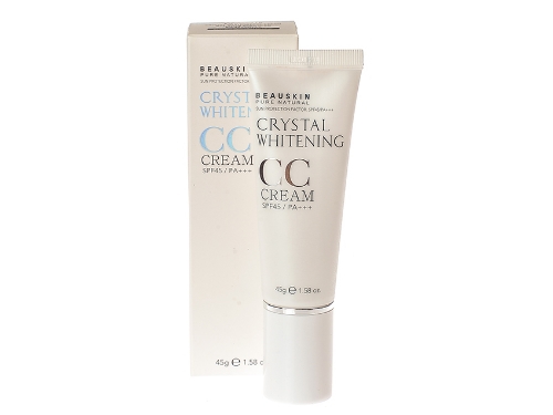 Отбеливающий CC крем [BEAUSKIN] Crystal Whitening CC Cream