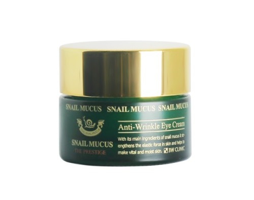 Улиточный крем для кожи вокруг глаз [3W CLINIC] Snail Mucus Anti Wrinkle Eye Cream