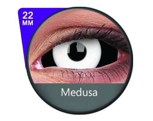 White Black Sclera Lens Medusa