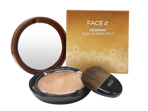 Пудра-бронзатор [THE FACE SHOP] Face It Designing Dual Shading Pact