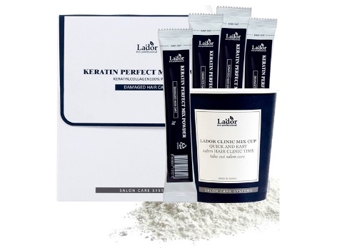 Питательная маска для волос с кератином [Lador] Keratin Perfect Mix Powder (3 штуки)