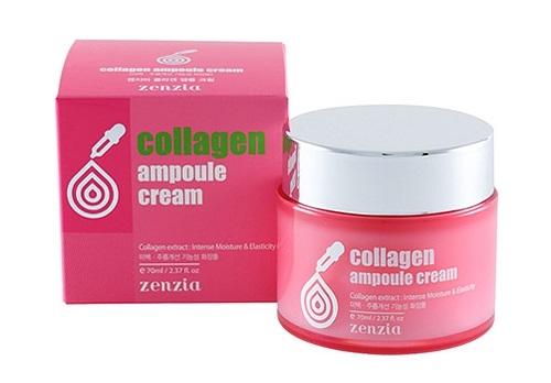 Крем для лица с коллагеном [ZENZIA] Collagen Ampoule Cream