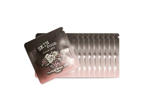 Омолаживающий тоник для лица [SKINFOOD] Platinum Grape Cell Toner Samples 10 шт