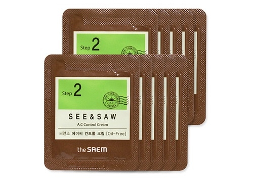 Крем для жирной кожи [THESAEM] See & Saw A.C Control Cream Samples 10 шт