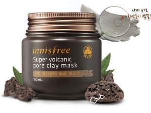 Лечебная маска для глубокого очищения пор [INNISFREE] Super Volcanic Pore Clay Mask