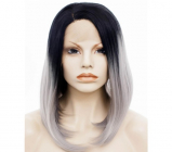 Lace Front Sleek Grey Ombre