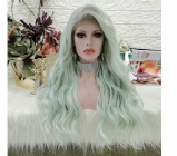 Minty Smoke Long Sultry Wave Lace Front Wig