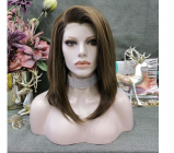 Chocolate Layered Side Sweep Lace Front Wig