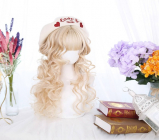 Lolita Wig - Defined Waves in Faded Blonde